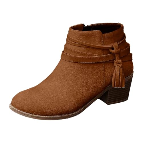 Generisch Cowboy Stiefeletten Damen Wildleder Schlupfstiefel mit Zipper Ankle Boots Westernstiefel Elegant und Bequem Trachtenschuhe Herbst Winter Freizeitstiefel Halbstiefel Dirndl Schuhe Generisch Cowboy Stiefeletten Damen Wildleder Schlupfstiefel mit Zipper Ankle Boots Westernstiefel Elegant und Bequem Trachtenschuhe Herbst Winter Freizeitstiefel Halbstiefel Dirndl Schuhe von Generisch