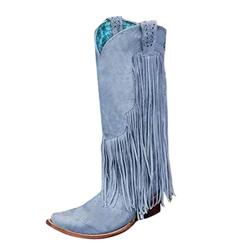 Generisch Cowboystiefel Damen Mit Fransen Westernstiefel Cowboy Stiefel Retro Motorrad Biker Boots Reitstiefel Vintage Damenstiefel Herbst Winter Arbeitsstiefel Schlupfstiefel Halbstiefel Gr.37-42 Generisch Cowboystiefel Damen Mit Fransen Westernstiefel Cowboy Stiefel Retro Motorrad Biker Boots Reitstiefel Vintage Damenstiefel Herbst Winter Arbeitsstiefel Schlupfstiefel Halbstiefel Gr.37-42 von Generisch
