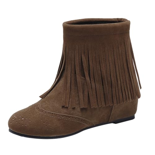 Generisch Cowboystiefel Damen Wildleder Stiefeletten Damen Mit Keilabsatz Elegant Chelsea Boots Quasten Ankleboots Kurzschaft Springerstiefel rutschfest Winterstiefel Leichte Schneestiefel Generisch Cowboystiefel Damen Wildleder Stiefeletten Damen Mit Keilabsatz Elegant Chelsea Boots Quasten Ankleboots Kurzschaft Springerstiefel rutschfest Winterstiefel Leichte Schneestiefel von Generisch