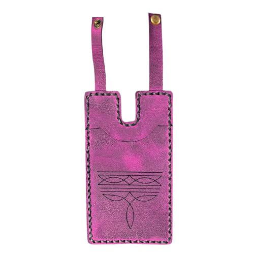 Generisch Credit Card Holder- Leather Credit Card Wallet with Fastening | Card Wallet | Coin Pocket Boot Shaped with Fastening Handmade Slim Purse for Cash Keys Travel von Generisch