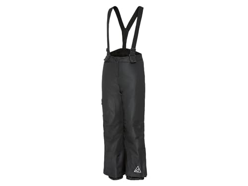 Generisch Crivit Mädchen Skihose Snowboardhose Schneehose Winterhose Thermohose (122-128, Schwarz) von Generisch