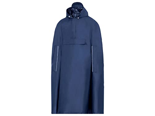 Generisch Crivit Regencape Regenponcho Regenumhang Regenpelerine Trekking Cape Rad Fahrrad Unisex Poncho Damen Herren (navy) von Generisch