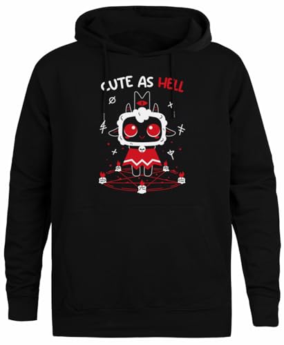 Generisch Cult of The Lamb Schwarzer Kapuzenpullover Unisex Hoodie von Generisch