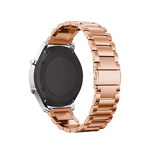 Generisch DSHDFJ Geeignetes Armband, kompatibel mit 3 Music 3 Lux Style HR Metall-Anti-Fall-Armbanduhren(Rose gold,VivoMove style) von Generisch