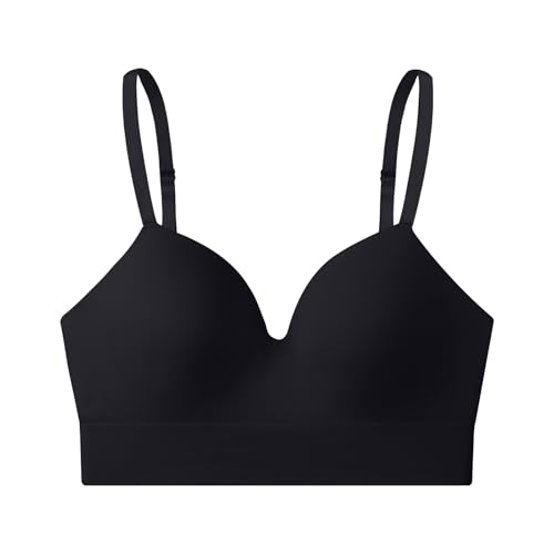 Generisch Damen BH Ohne Bügel Nahtloser BH Bequeme Weiche Glatte BHS BHS für Damen Bralettes mit Halt von Small bis Plus Size Dessous Bustier (M) von Generisch