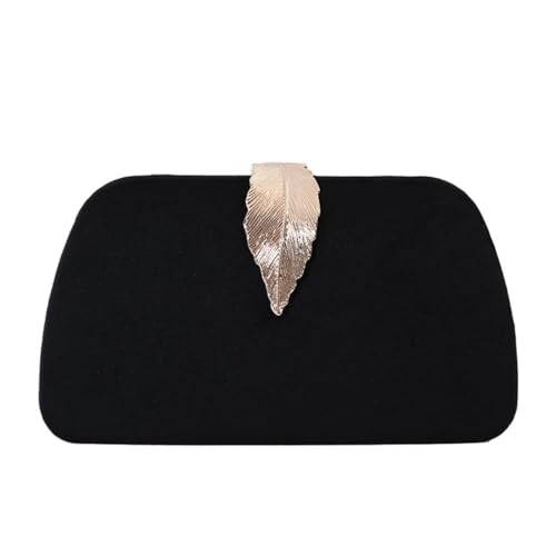 Generisch Damen-Clutch, Umhängetasche für die Reise – Elegante Abendhandtasche für Partys, Geschenktasche für Damen | Schwarz von Generisch