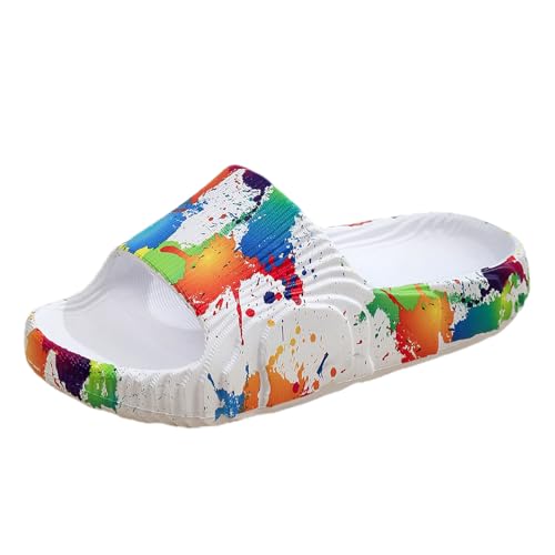 Generisch Damen Cozy Slides Schlappen Wolkenschuhe Cozyslides EVA Super Weich Keilabsatz und Clip-Zehe weiche Unterseite Freizeit Offene Schuhe für Strand Reisen Trekking von Generisch