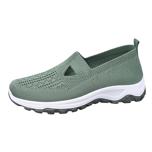 Generisch Damen Espadrilles Sommer Schuhe Elegant Und Bequem Flache Für Stoffschuhe Frühling Leinen Sommerschuhe Halbschuhe Segeltuchschuhe Ballerinas Sportlich von Generisch