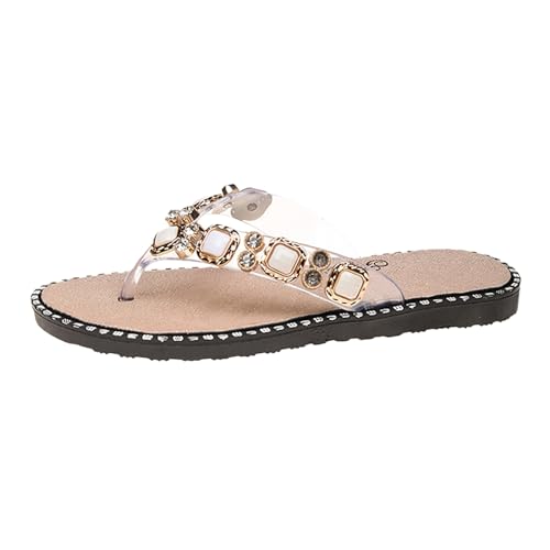 Generisch Damen Flip Flops Sommer Strand String Sandalen Leicht mit Arch Support von Generisch
