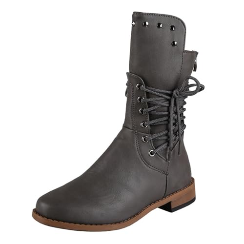 Generisch Damen Frühling Winter Große Größe Motorradstiefel,Runde Niedriger Absatz,Einfarbig Rutschfesten Blockabsatz,Reißverschluss Blockabsatz Wadenlang Hohe Stiefel Generisch Damen Frühling Winter Große Größe Motorradstiefel,Runde Niedriger Absatz,Einfarbig Rutschfesten Blockabsatz,Reißverschluss Blockabsatz Wadenlang Hohe Stiefel von Generisch