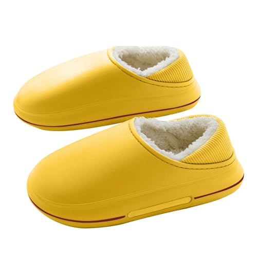 Generisch Damen Haus Hausschuhe mit Memory Foam Cozy Fluffy Plüsch Indoor von Generisch