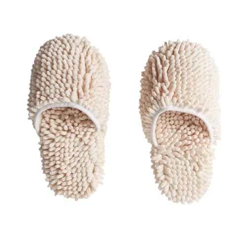 Generisch Damen Herren Faule Hausschuhe Winter Wischpantoffeln Weich Fleece Pantoletten Bequeme Rutschfeste Flache Slippers Hausschlappen Für Drinnen Draußen von Generisch