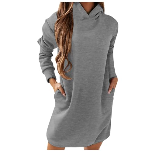 Generisch Damen Hoodie Kapuzenpullover Lang Sweatjacke Sweatkleid Winterkleid Sweatshirt Kapuzenjacke Kapuzenpulli Langarm Sport Pullover Generisch Damen Hoodie Kapuzenpullover Lang Sweatjacke Sweatkleid Winterkleid Sweatshirt Kapuzenjacke Kapuzenpulli Langarm Sport Pullover von Generisch