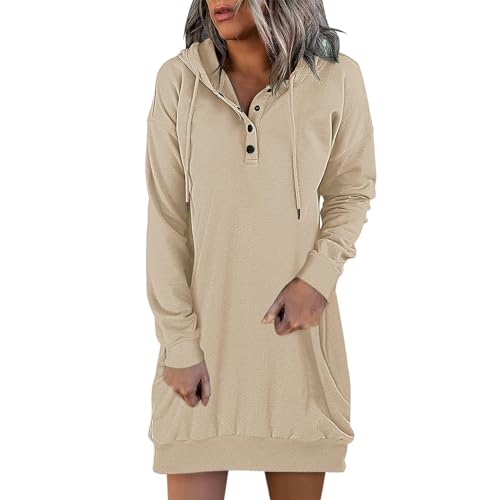 Generisch Damen Hoodie Kapuzenpullover Lang Sweatjacke Sweatkleid Winterkleid Sweatshirt Kapuzenjacke Kapuzenpulli Langarm Sport Pullover Generisch Damen Hoodie Kapuzenpullover Lang Sweatjacke Sweatkleid Winterkleid Sweatshirt Kapuzenjacke Kapuzenpulli Langarm Sport Pullover von Generisch