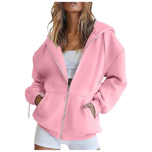 Generisch Damen Hoodie Sweatjacke Baumwoll Zipper Sweatshirtjacke Damen Pullover Oberteile Kapuzenjacke Lang Sweatshirt Kapuzenpullover Mit Kapuze Langarm Sport Style Mit Reißverschluss Oversize Generisch Damen Hoodie Sweatjacke Baumwoll Zipper Sweatshirtjacke Damen Pullover Oberteile Kapuzenjacke Lang Sweatshirt Kapuzenpullover Mit Kapuze Langarm Sport Style Mit Reißverschluss Oversize von Generisch