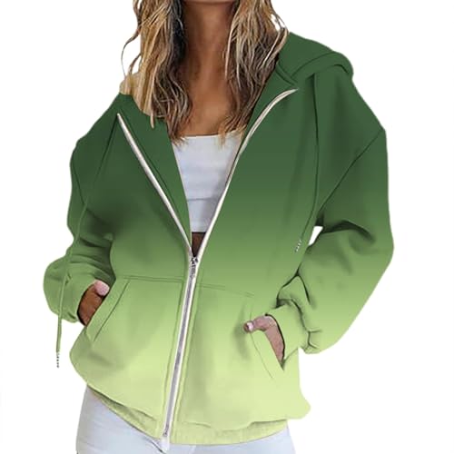 Generisch Damen Kapuzenpullover Sweatjacke Sweatshirt Farbvarianten Kapuzenjacke Kapuzenpulli Langarm Kapuze Hoodie Sport Style Casual Fitness Basic Training Halloween/Weihnachten/Geschenke von Generisch