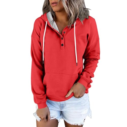 Generisch Damen Kapuzenpullover Sweatjacke Sweatshirt Farbvarianten Kapuzenjacke Kapuzenpulli Langarm Kapuze Hoodie Sport Style Casual Fitness Basic Training Pulli Damen Oversize Kunst beflecken von Generisch
