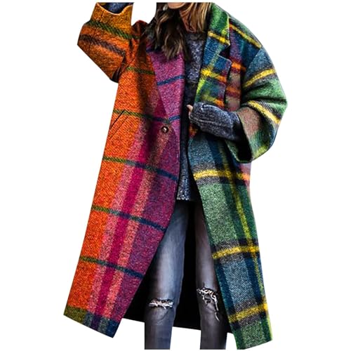 Generisch Damen Klassischer langer Trenchcoat Zweireiher Revers Langarm Winddicht Mantel mit Gürtel Winter Jacket Damen Damen Wintermantel Lang Wasserdicht Generisch Damen Klassischer langer Trenchcoat Zweireiher Revers Langarm Winddicht Mantel mit Gürtel Winter Jacket Damen Damen Wintermantel Lang Wasserdicht von Generisch