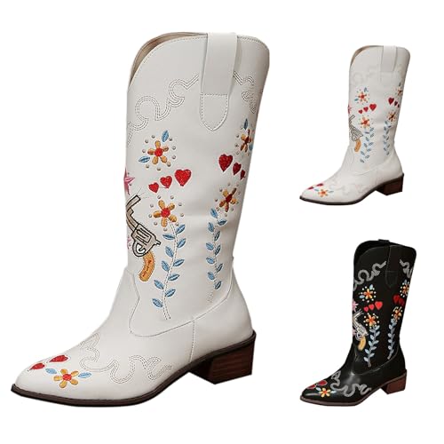 Generisch Damen Kniehohe Cowboystiefel Stiefeletten Mit Absatz Stickerei Westernstiefel Blockabsatz Winter Stiefel Kurze Cowboystiefeletten Blockabsatz Reitstiefel Blumenstickerei Damenstiefel Generisch Damen Kniehohe Cowboystiefel Stiefeletten Mit Absatz Stickerei Westernstiefel Blockabsatz Winter Stiefel Kurze Cowboystiefeletten Blockabsatz Reitstiefel Blumenstickerei Damenstiefel von Generisch