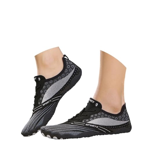 Generisch Damen Laufschuhe Schlupfschuhe Leichtgewichts Atmungsaktiv Straßenlaufschuhe Shock Arch Support Schuhe Plateau Casual Trainingsschuhe Orthopädische Breite Füße von Generisch