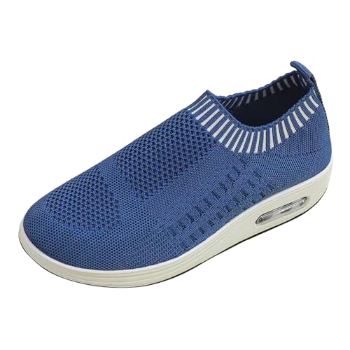 Generisch Damen Laufschuhe Sicherheitsschuhe Mesh Damensneaker Luftpolster Sportschuhe Hallenschuhe Freizeitschuhe Plateau Casual Trainingsschuhe Gym Fitness von Generisch