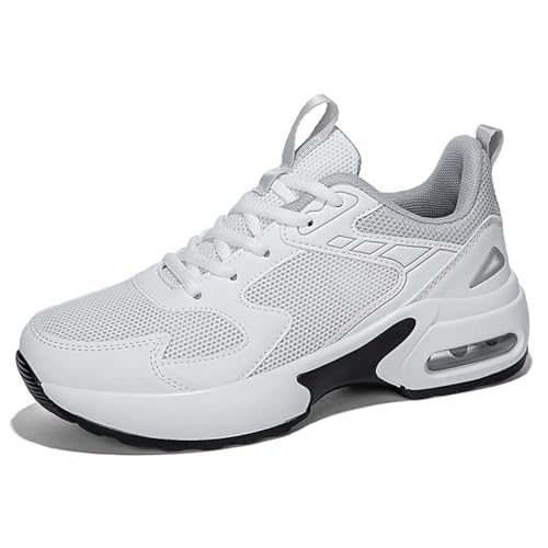 Generisch Damen Laufschuhe Sportschuhe Slip on Schuhe Netz-Up-Sportschuhe Plantarfasziitis Weichen Sohlen Hallenschuhe Freizeitschuhe Plateau Casual Trainingsschuhe Trachtenschuhe Sommer Spitzen von Generisch