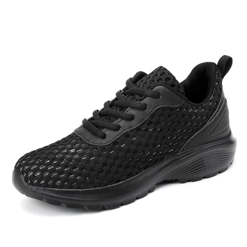 Generisch Damen Laufschuhe Weit Turnschuhe Atmungsaktiv Turnschuhe Schnürer Sportschuhe Leichte Bequeme Walking Schuhe Breite Füße Laufschuhe Slip On Sneaker Walkingschuhe von Generisch