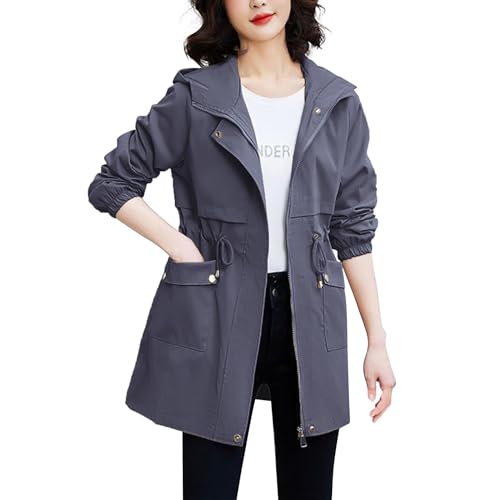 Generisch Damen Mantel Trenchcoat Wintermantel Übergangs Jacke Parka Lang Winterparka Damen Warm Steppjacke Damen Lang GrüN Generisch Damen Mantel Trenchcoat Wintermantel Übergangs Jacke Parka Lang Winterparka Damen Warm Steppjacke Damen Lang GrüN von Generisch