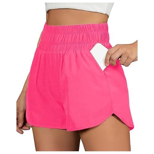 Generisch Damen Mid Waist Running Shorts Seitliche Splits Sport Workout Kurze Hose Leichte Atmungsaktive Sportshorts Schnell Trocknende Running Shorts Fitness Yoga Kurze Hose Casual Shorts,Pink,XXL Generisch Damen Mid Waist Running Shorts Seitliche Splits Sport Workout Kurze Hose Leichte Atmungsaktive Sportshorts Schnell Trocknende Running Shorts Fitness Yoga Kurze Hose Casual Shorts,Pink,XXL von Generisch