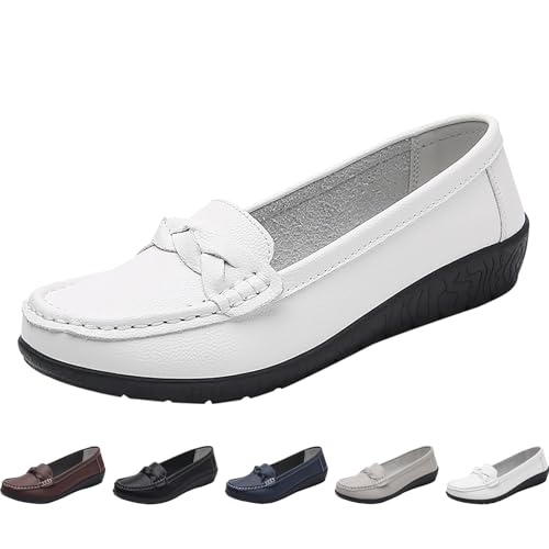 Generisch Damen Mokassin Loafer Flache Bequem Beiläufig Arbeit Schuhe Freizeitschuhe von Generisch