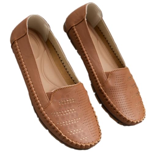 Generisch Damen PU Mokassins Flach Lässige Loafers Bequeme Schuhe Slip-on Freizeitschuhe Runde Zehe Wanderschuhe Halbschuhe Moccasins Damen Generisch Damen PU Mokassins Flach Lässige Loafers Bequeme Schuhe Slip-on Freizeitschuhe Runde Zehe Wanderschuhe Halbschuhe Moccasins Damen von Generisch