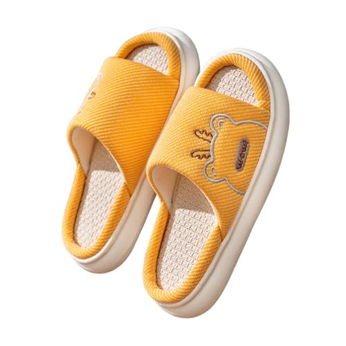 Generisch Damen Pantoffeln Winter - Schlappen Gr 33 Mädchen Hausschuhe Freizeit Freizeitschuhe Draußen Estrichschuhe Flachs Hallenschuhe Antirutsch Winterschuhe Draussen Slippers Bettschuhe von Generisch