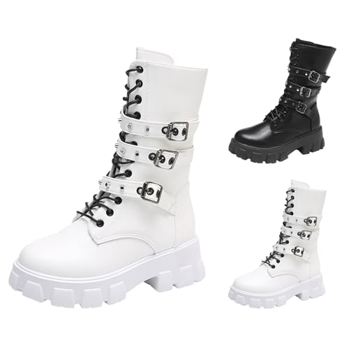 Generisch Damen Plateau Stiefeletten Lack Flache Ankle Boots Blockabsatz Zum Schnüren Moderne Schuhe Stiefeletten Bequem Elegante Boot Halblange Stiefel Casual Damen High-Top Warme Schnürstiefel Generisch Damen Plateau Stiefeletten Lack Flache Ankle Boots Blockabsatz Zum Schnüren Moderne Schuhe Stiefeletten Bequem Elegante Boot Halblange Stiefel Casual Damen High-Top Warme Schnürstiefel von Generisch