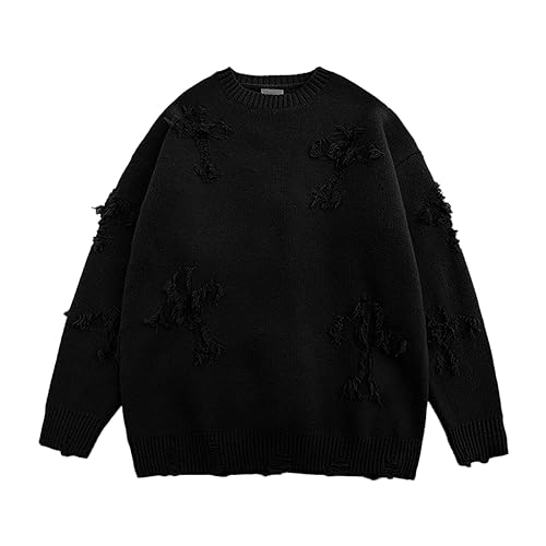 Generisch Damen Pullover Herbst Rundhals Langarmshirt Leichtes Oversize Sweatshirt Elegant Winter Pullover Damen Baumwolle Rote Sweatshirt Jacke Damen Oversize Pullover Damen Grau von Generisch