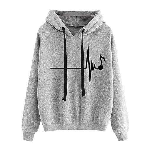 Generisch Damen Sale Damen Hoodie mit Tasche Graphics Sweatshirt Drawstring Kapuze Basic Kapuzenpulli Oversize Hooded Vintage Baumwolle Henley Bequemer Kapuzenjacke für Frauen von Generisch