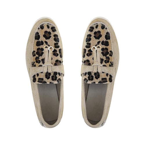 Generisch Damen Slip-On Flache Schuhe Mokassin Leopard Slipper Wildleder Walkingschuhe Leichte Atmugnsaktive Freizeitschuhe Lässige Loafers Halbschuhe Ohne Schnürsen Bootsschuhe Schlupfschuh Generisch Damen Slip-On Flache Schuhe Mokassin Leopard Slipper Wildleder Walkingschuhe Leichte Atmugnsaktive Freizeitschuhe Lässige Loafers Halbschuhe Ohne Schnürsen Bootsschuhe Schlupfschuh von Generisch