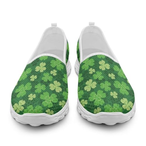 Generisch Damen-Slip-On-Sneaker Teenager Mädchen rutschfeste Walking-Laufschuhe Atmungsaktive Mesh-Arbeits-Freizeit-Leichtgewicht-Tennis-Trainingsschuhe von Generisch