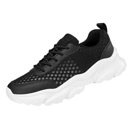 Generisch Damen Sneaker Atmungsaktiv Schnürsenkel Laufschuhe Leicht Bequem Sneakers Freizeit Walkingschuhe Sommerschuh Damen, Leichtigkeit Bequem Orthopädische Mesh Schuhe Sportschuhe von Generisch