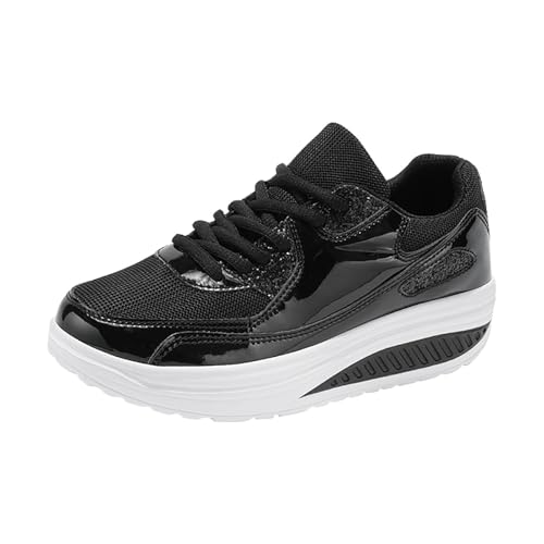 Generisch Damen Sneakers Sport Running Walking Schuhe Laufschuhe Turnschuhe Freizeitschuhe Outdoor Licht Komfortabel Schuhe Atmungsaktiv Weich Trainingsschuhe Damen Fitnessstudio Atmungslochdesign von Generisch