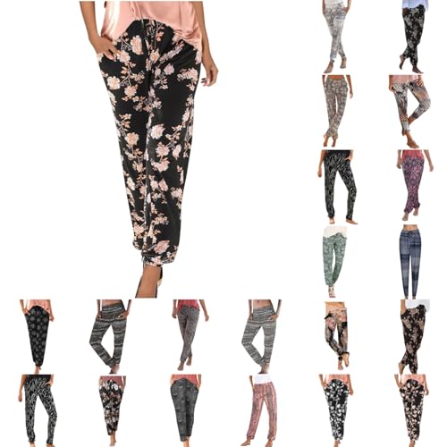 Generisch Damen Sommerhose Leicht Lang Stoffhose Freizeithose Schlupfhose Lockere Luftig Sommerhosen Relaxhose Boho Elegant Lässige Hose Mit Taschen Hose Yogahose Haremshose Generisch Damen Sommerhose Leicht Lang Stoffhose Freizeithose Schlupfhose Lockere Luftig Sommerhosen Relaxhose Boho Elegant Lässige Hose Mit Taschen Hose Yogahose Haremshose von Generisch
