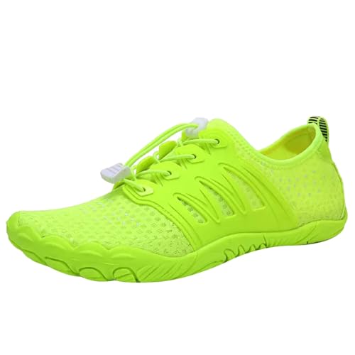 Generisch Damen Sportschuhe Barfußschuhe Leichtgewichts Atmungsaktiv Straßenlaufschuhe rutschfeste Freizeit Damenschuhe Outdoor Wander Plateau Casual Trainingsschuhe Trachtenschuhe Sommer Spitzen von Generisch