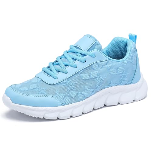 Generisch Damen Sportschuhe Barfußschuhe Netz-Up-Sportschuhe rutschfeste Running Schuhe Gym Fitness Schmerzlinderungs Luftpolster von Generisch