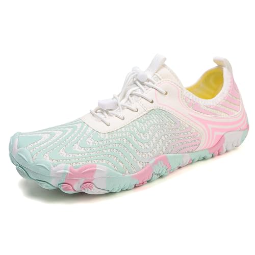 Generisch Damen Sportschuhe Slip on Schuhe Atmungsaktive Laufschuhe Shock Arch Support Hallenschuhe Freizeitschuhe Plantarfasziitis Linderung Turnschuhe von Generisch
