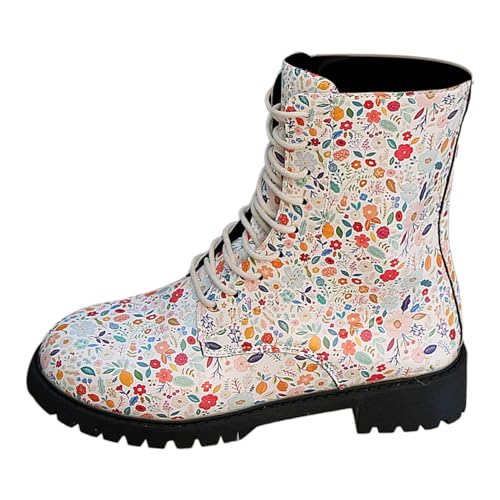 Generisch Damen Stiefeletten Plateau Boots Damen Stiefel Lässig Vintage Blumenmuster ZerdrüCkte Blumen Runde Zehenpartie Hoher Klobiger Absatz Einfarbig RiemchenReißverschluss mittlere Generisch Damen Stiefeletten Plateau Boots Damen Stiefel Lässig Vintage Blumenmuster ZerdrüCkte Blumen Runde Zehenpartie Hoher Klobiger Absatz Einfarbig RiemchenReißverschluss mittlere von Generisch