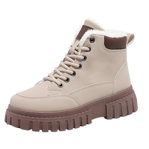 Generisch Damen Stiefeletten Winterschuhe Damen Winter Schuhe Outdoor Rutschfeste Weitschaft Große Größen Winterschuhe Elegant Ergonomie Breite Füße Fußgewölbestütze On Schuhe Wasserdicht von Generisch