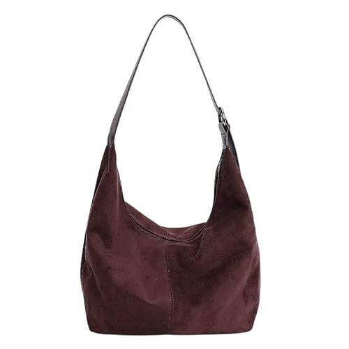 Generisch Damen Tote Bag Große Handtasche Einfache Umhängetasche für Schule Arbeit Freizeit | Kaffee Generisch Damen Tote Bag Große Handtasche Einfache Umhängetasche für Schule Arbeit Freizeit | Kaffee von Generisch
