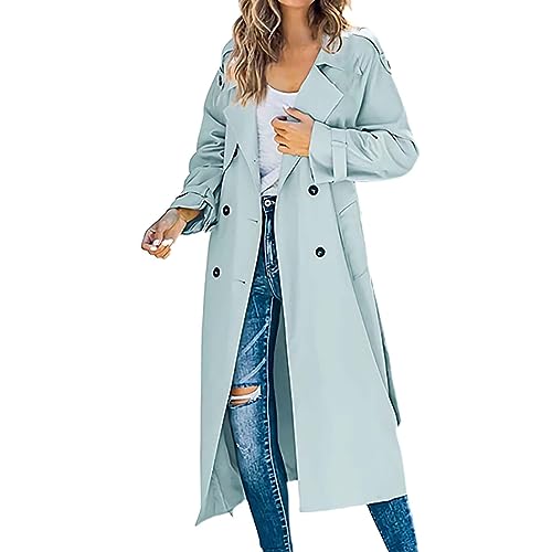 Generisch Damen Trenchcoat Lang Mantel Frühling Winddicht Sommermantel Übergang Elegant Mäntel Frühlingsmantel Schulterklappen mit Gürtel Slim Fit Jacken Mantel Damen Grau Pelzmantel Damen Kurz Generisch Damen Trenchcoat Lang Mantel Frühling Winddicht Sommermantel Übergang Elegant Mäntel Frühlingsmantel Schulterklappen mit Gürtel Slim Fit Jacken Mantel Damen Grau Pelzmantel Damen Kurz von Generisch