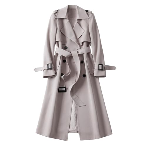 Generisch Damen Trenchcoat Langer Mantel Winddichter Jacke Cardigan Wintermantel Einfarbig Revers,Mantel Damen Herbstkleidung Elegant,Jacke Damen Winter Lang Schwarz Generisch Damen Trenchcoat Langer Mantel Winddichter Jacke Cardigan Wintermantel Einfarbig Revers,Mantel Damen Herbstkleidung Elegant,Jacke Damen Winter Lang Schwarz von Generisch