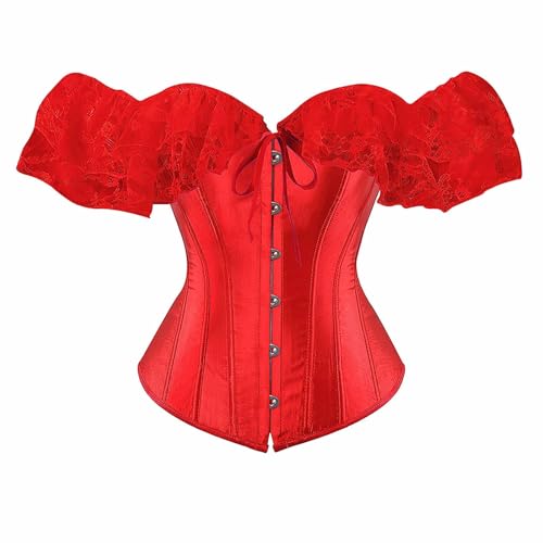 Generisch Damen Waist Cincher Unterbrust Korsage Korsett Shaper Body Bauchweg Corsage Übergrößen Trachtenmieder Für eine schlanke Taille von Generisch