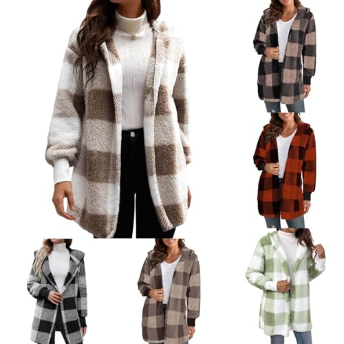Generisch Damen Warme Lang Mantel Trenchcoat Wolljacke Locker Longline Winterjacke mit Taschen Wollmantel Hemdjacke Wool Coat Einreihig Urlaub Freizeit Damenbekleidung Reisen Damenjacke für Generisch Damen Warme Lang Mantel Trenchcoat Wolljacke Locker Longline Winterjacke mit Taschen Wollmantel Hemdjacke Wool Coat Einreihig Urlaub Freizeit Damenbekleidung Reisen Damenjacke für von Generisch